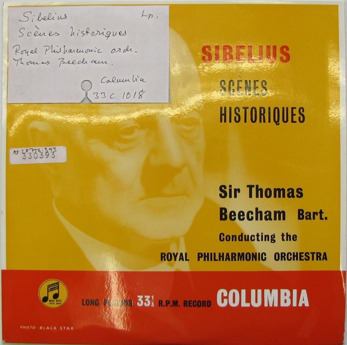 LP-skiva av märket Columbia