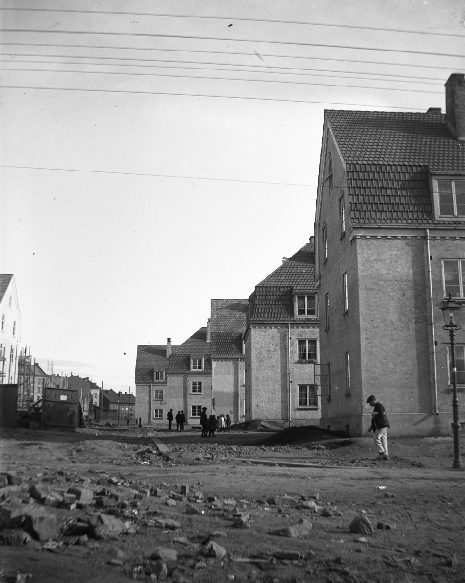 Bygging av leiegårder på Sagene 1913, Christiania