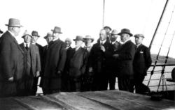 Arbeidsutvalget for Namdalsbanen på befaring i 1925