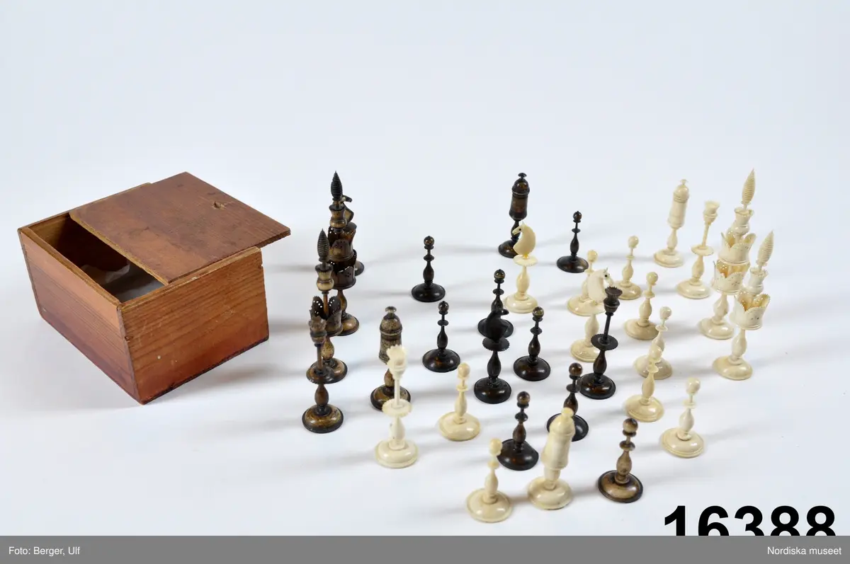 Schackspel - Nordiska museet / DigitaltMuseum