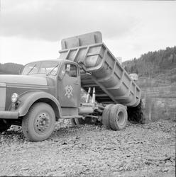 Utkjøring av gråberg ved Fagerlivatnet