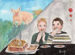 22) Juleribba – ad libitum - Sparkeføre