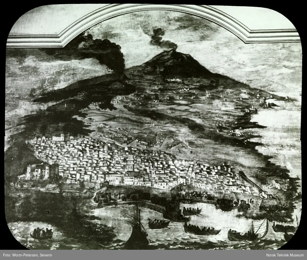 Dias: Italia: Ætnas udbrud. Catania 1669