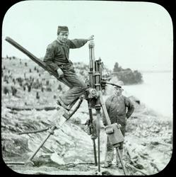 Ingersolls fjellboremaskin i arbeid