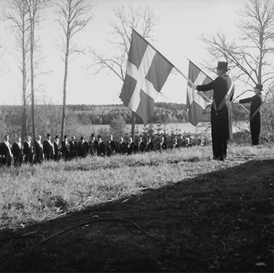 Svarta Örns Ordens korsplantering vid Kägleholm.