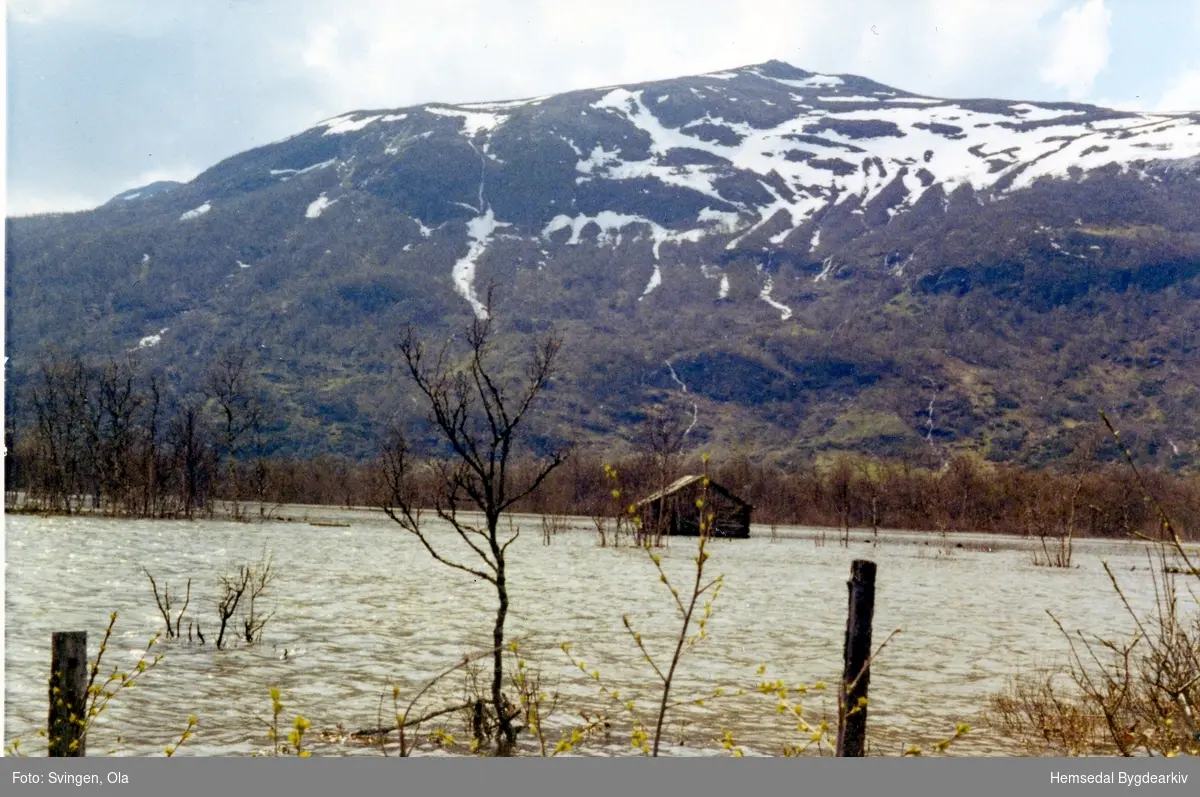 Brandvollstølen til John Wøllo i Grøndalen i pinsehelga 1971.