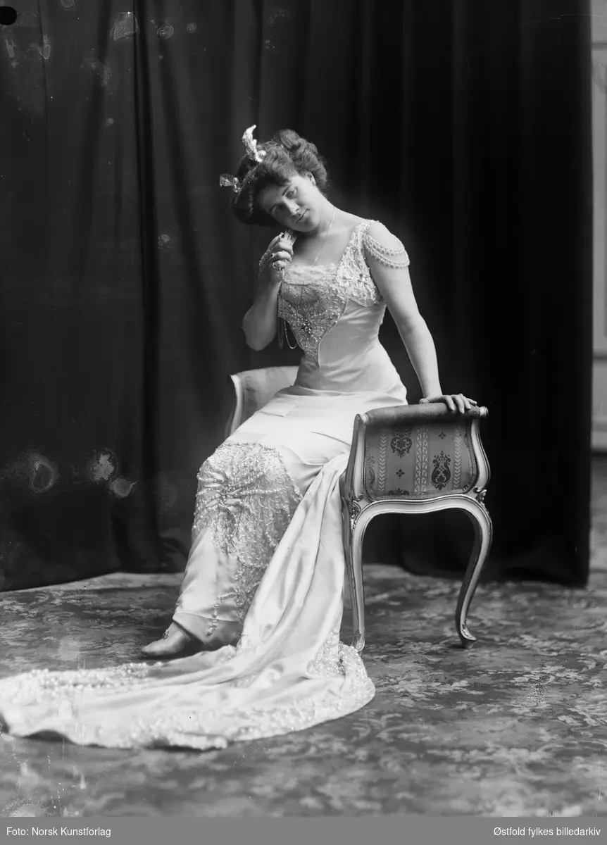 Skuespiller Else Frölich (1880-1960) i "Den fraskilte kone" 1910.
