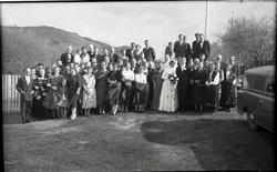 Gjestene i bryllupet til Astrid Netland g. Førland (1936 - )