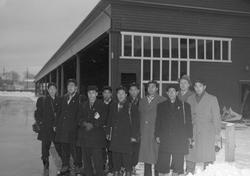 Japans skøytetropp i Trondheim