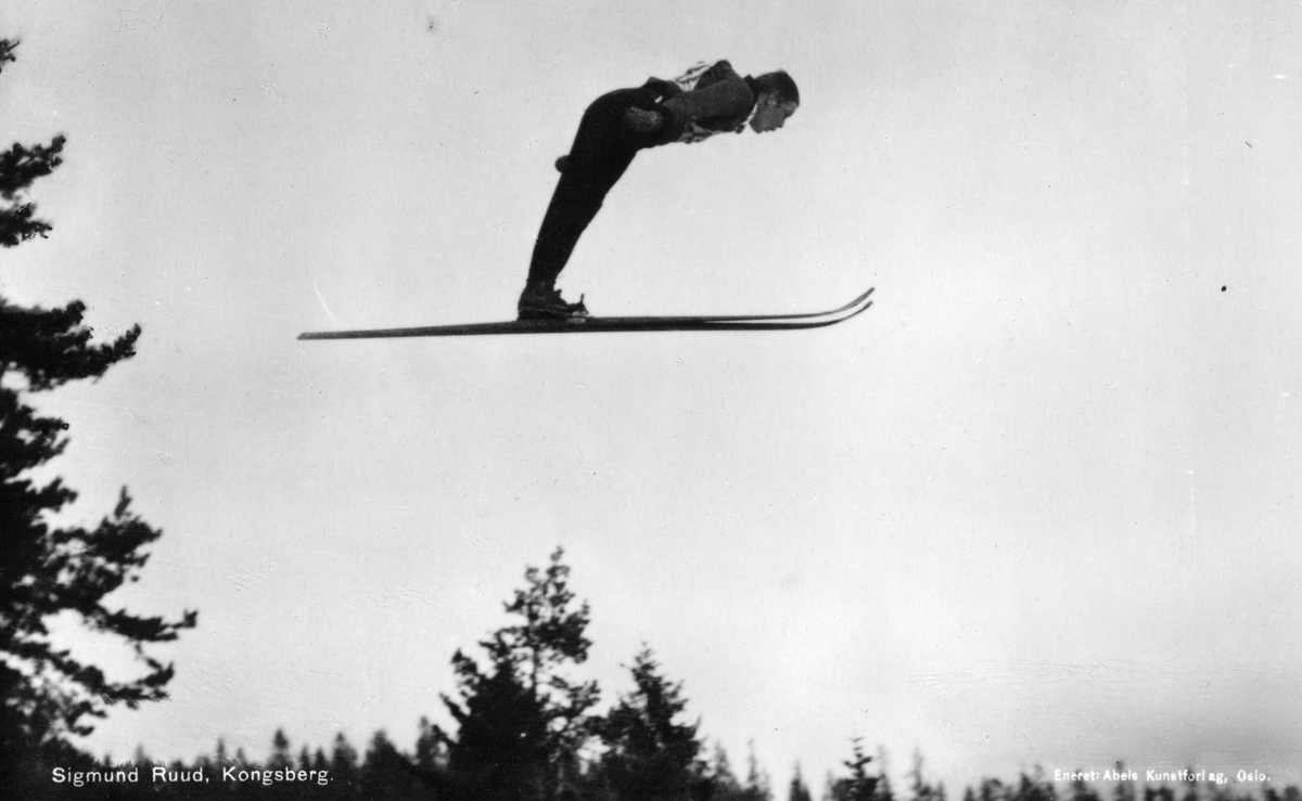 Kongsberg skier Sigmund Ruud at Holmenkollen 1930