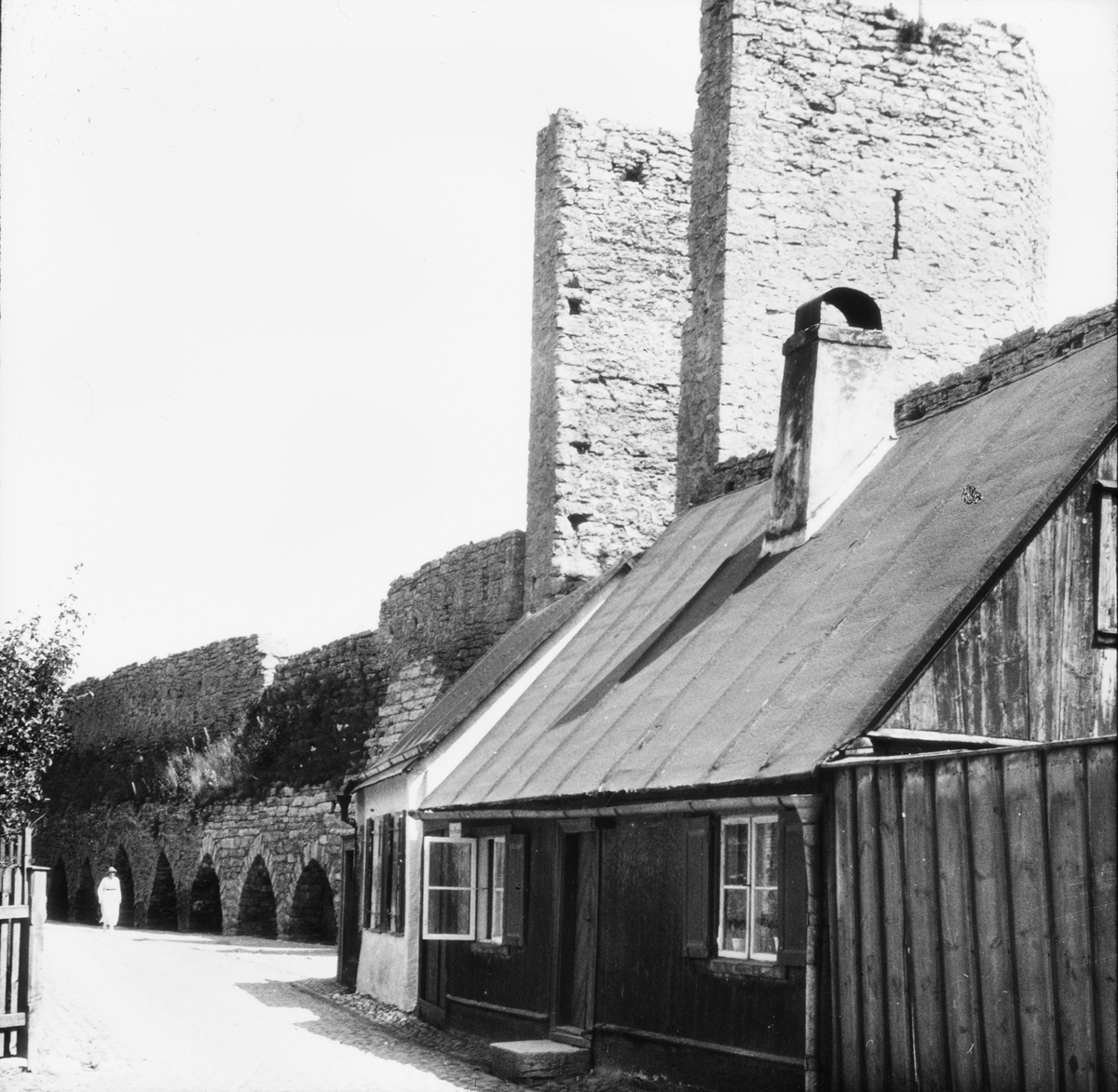 Ljusbild Fotografi Från Nordiska Arkitekturmötet På Gotland 1920