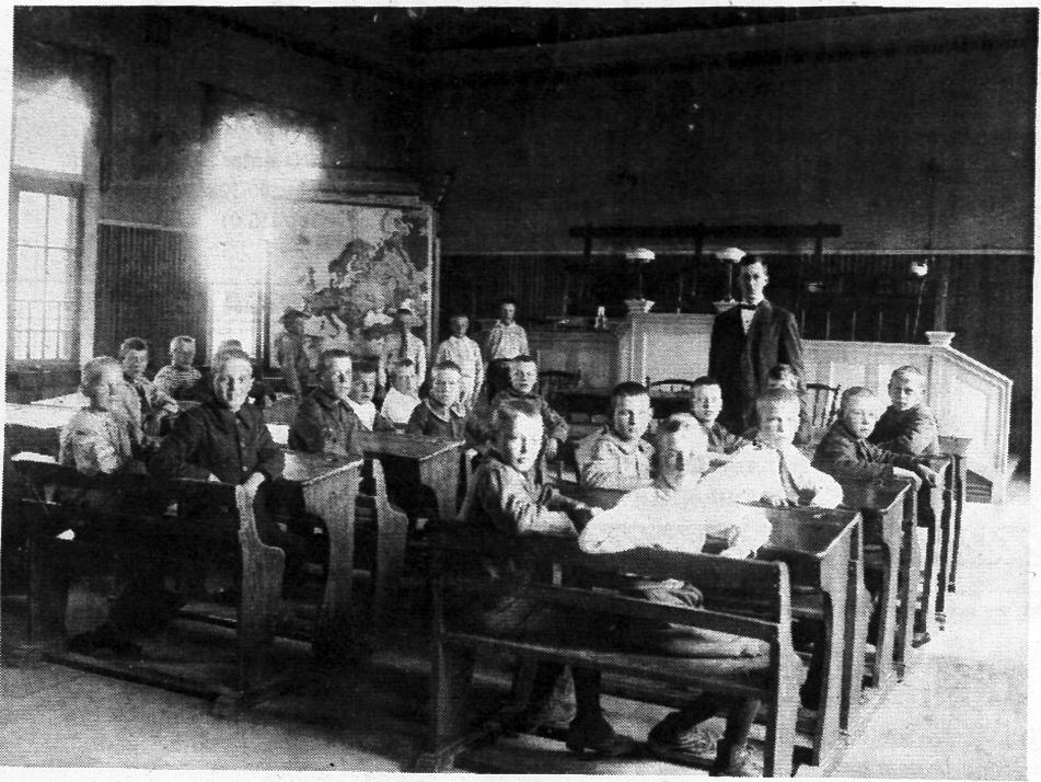 Skolkort 1915.
 Rantens småskola.