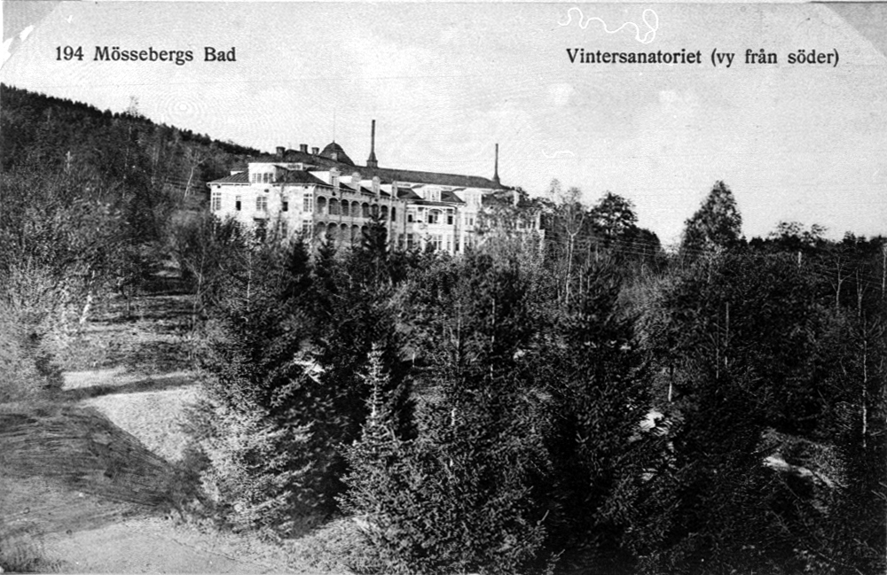 Vintersanatoriet, Mössebergs bad. (vy från söder).