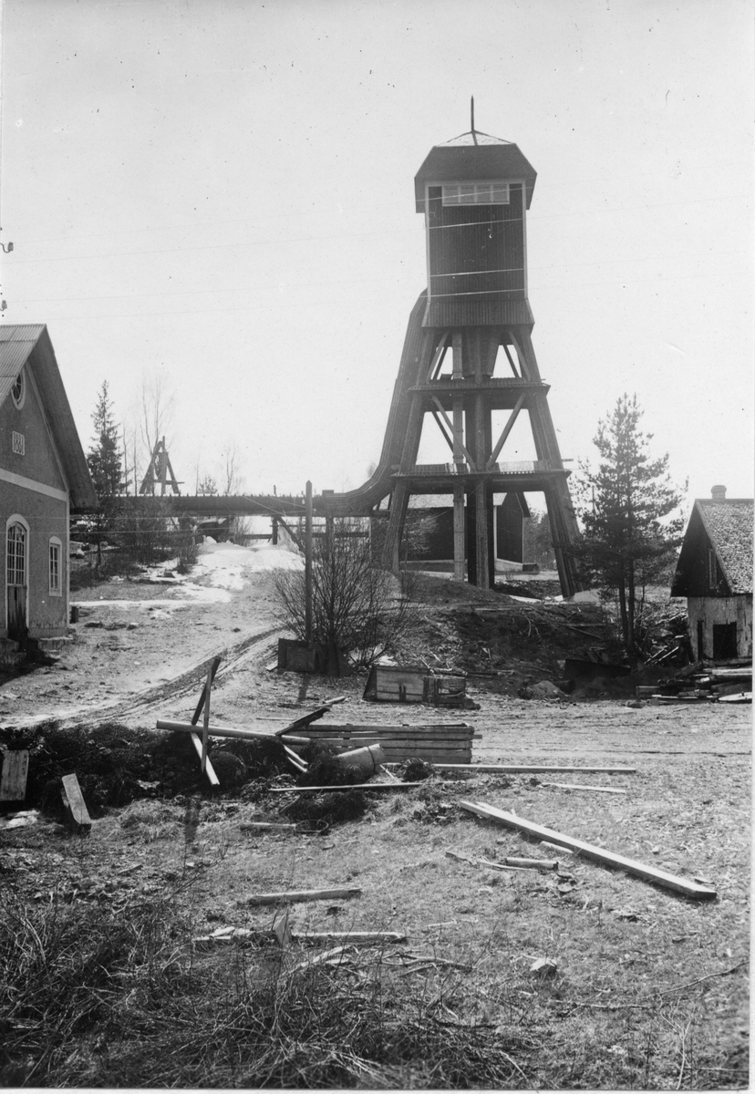 Kompressorn vid Persbergs gruva i Färnebo socken, Värmland.