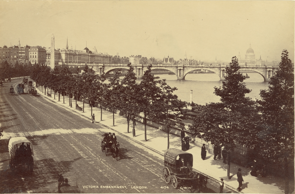 Victoria Embankment, London, 1886.