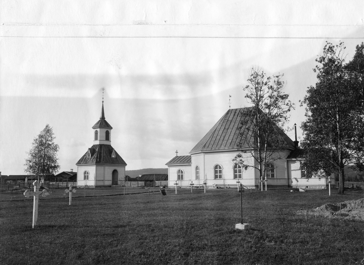 Graninge kyrka. 1898
Ångermanland. Graninge socken. Graningeverken.
Tidskriften Hemmets bildmaterial.