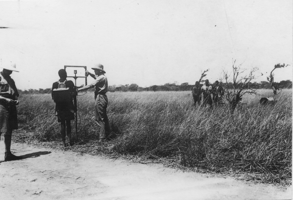 Elektrisk malmletning. Undersökningar i Norra Rhodesia, Afrika, 1927.