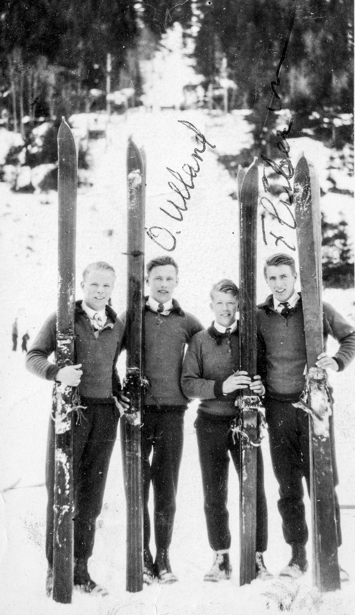 Olav Ulland i Kveitseid 1929