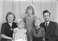 Johan Arntzberg med familie