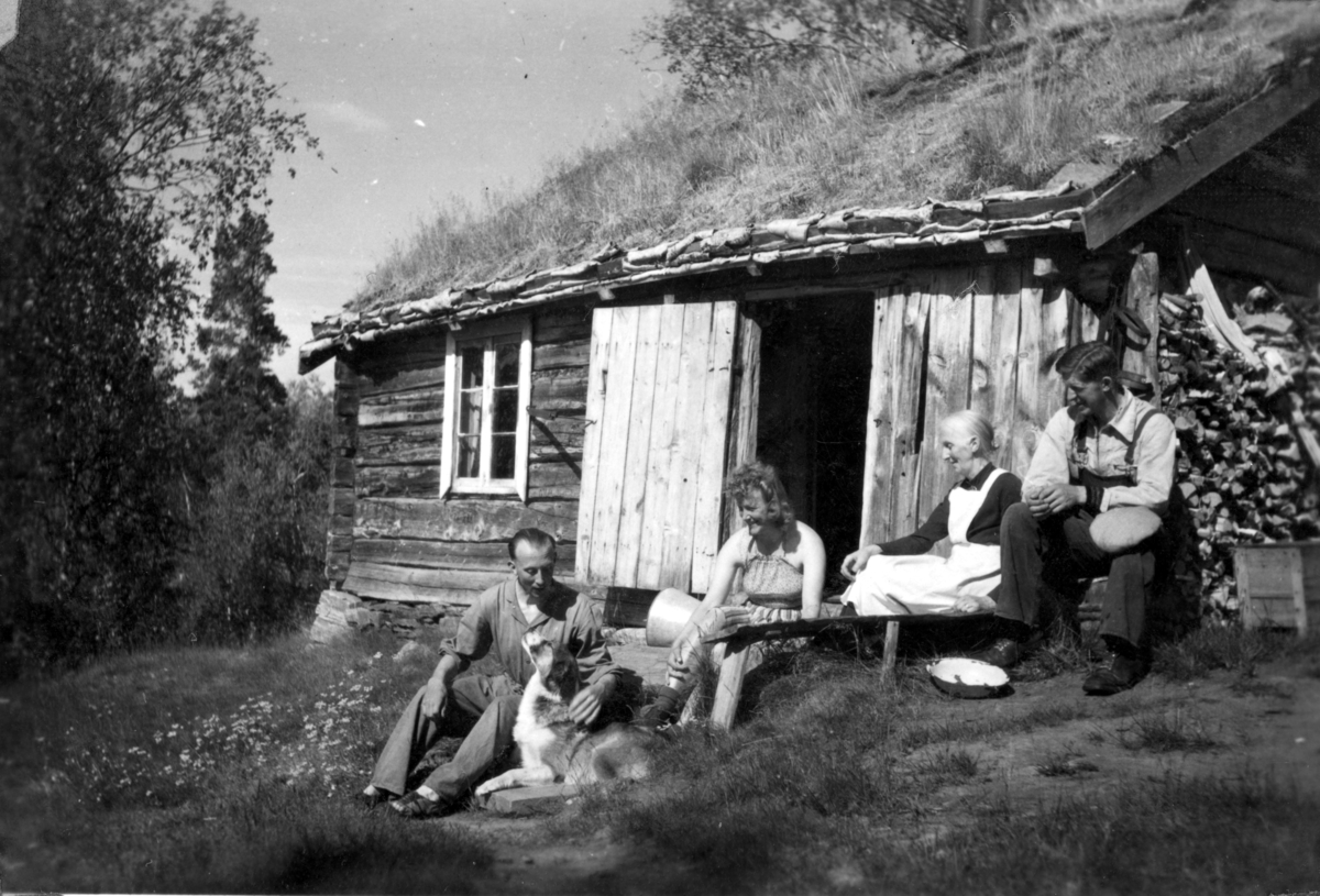 Seterstue ved Fjellfroskvatn i Målselv 1944