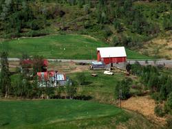 Flyfoto: Takelvdal, Bjørkli i Bardu 1966