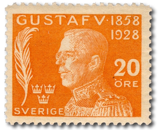 Gustaf V 70 år