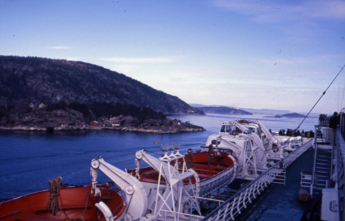 S/S ‘Norway’ (ex. ‘France’)(b.1961, Chantiers de l’Atlantique), under innseilingen til Oslo.