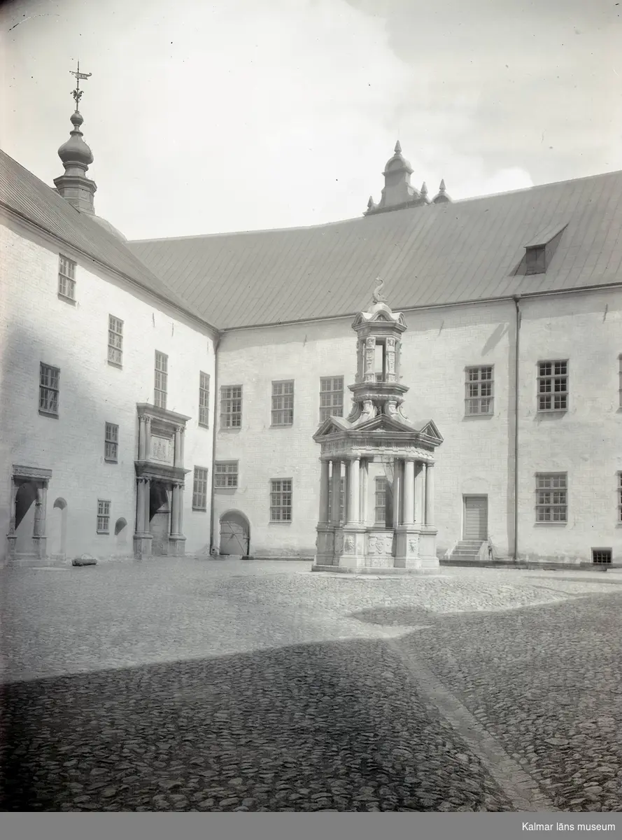 Inre borggården på Kalmar slott.