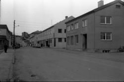 Gatebilde fra Vadsø sentrum, Bildet er tatt i Tollbugata. St