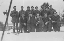 En del av den avdeling som Johan A. Pedersen tilhørte under 