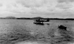 Tysk sjøfly i Nærøysundet i Vikna kommune