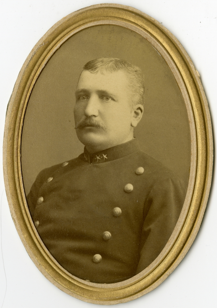 Porträtt av Fredrik Wilhelm von Oelreich, löjtnant vid Södermanlands regemente I 10.