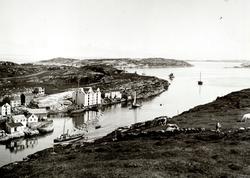 Foto fra Nordsundet, fotografert fra Bjønnahaugen på Nordlan