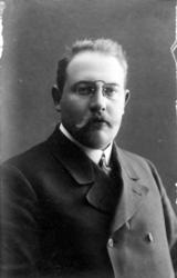 Rasmus Brochmann Parelius Krogh. Fotoet er datert 1909. Fra 