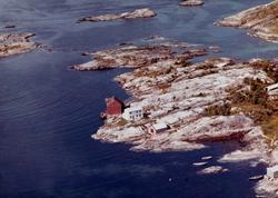 Meløya på Gomalandet i Kristiansund med bolighuset kalt Hyll