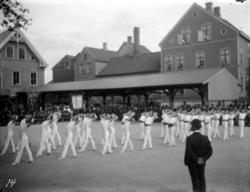 Turnstevne. Et annet bilde som trolig er i serie med dette b