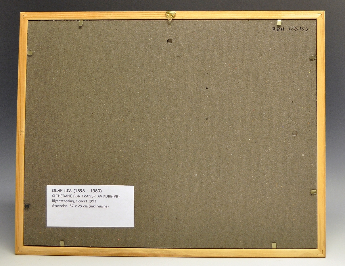 Glidebane for tømmertransport.