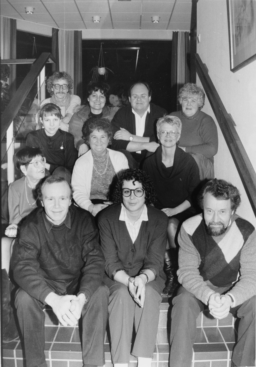 Helse- og sosialstyret i Nittedal i 1992. Leder er Anne Grete Sandbukt (foran)