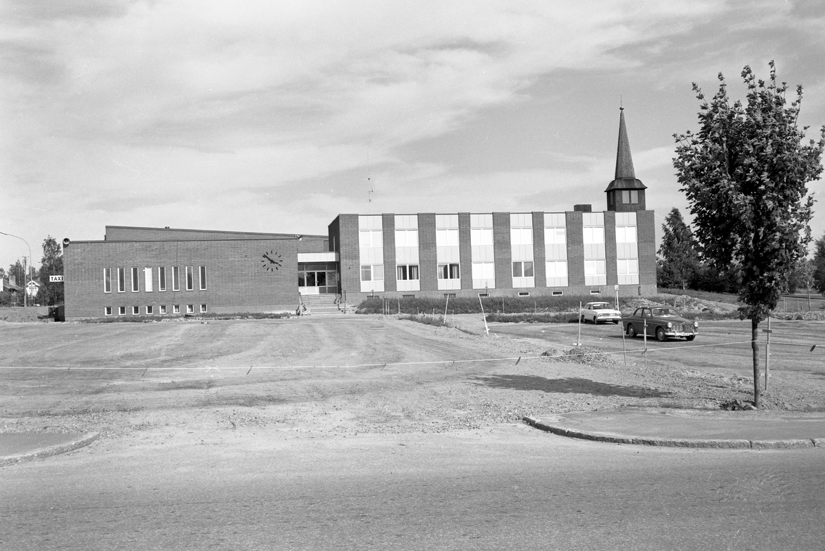 Kommunhuset i Charlottenberg i juli 1971.
