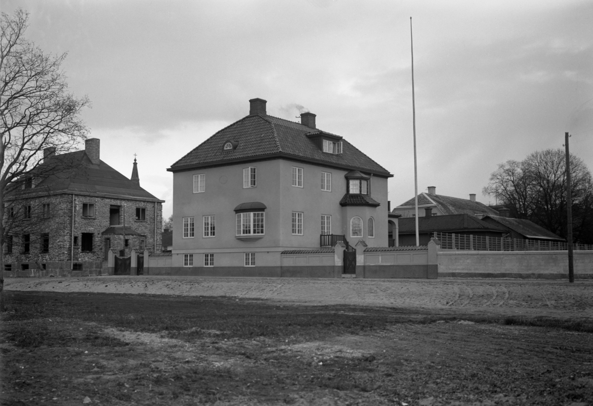 Josef Bergendorffs villa på Sandgrundsgatan runt 1920
