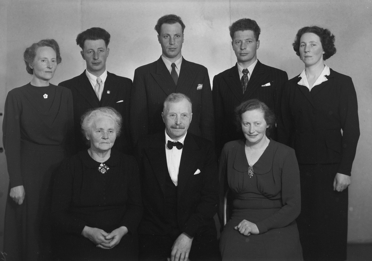 Bernhard Kløften med familie