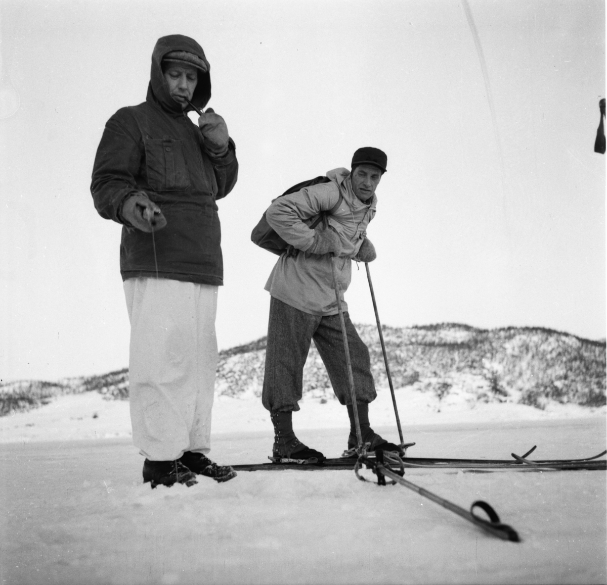 Vardens arkiv. "Pilking på Møsvann" 07.01.1954