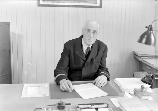 Fra Jernbanens godsekspedisjon i Trondheim