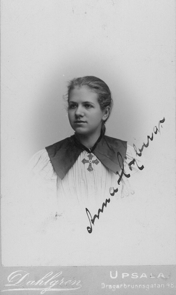 Anna Högberg-Blume, 1896.