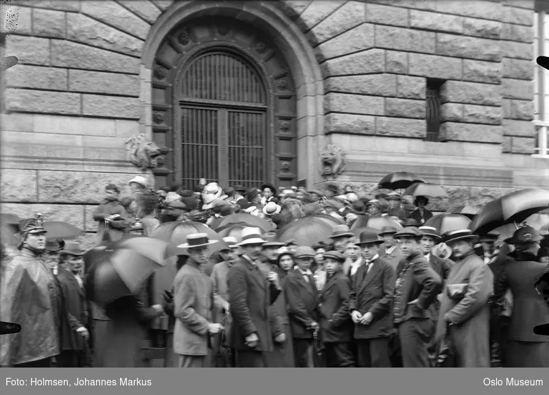 Norges Bank ved krigsutbruddet i 1914.