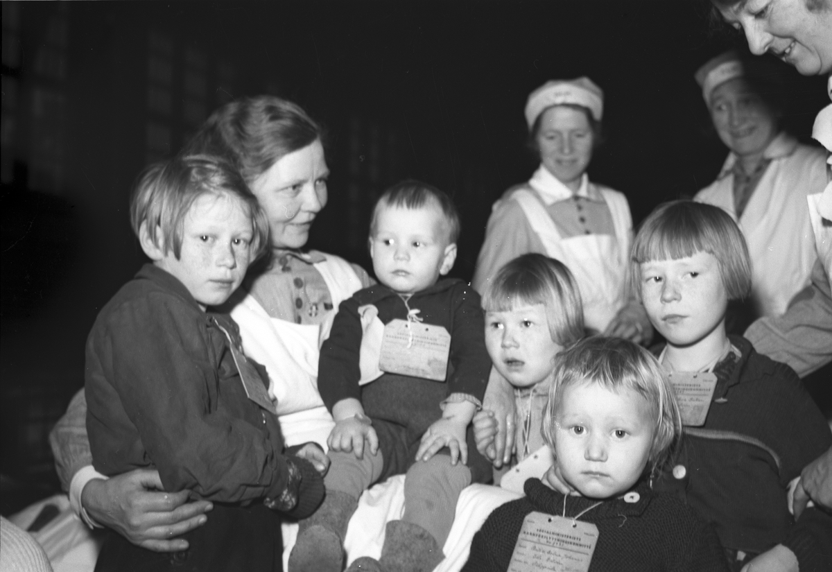 Finska barn i Gävle. 1947.