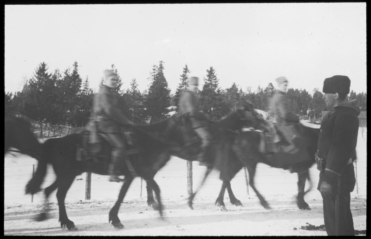 Beridna soldater, Ålandsexpeditionen 1918