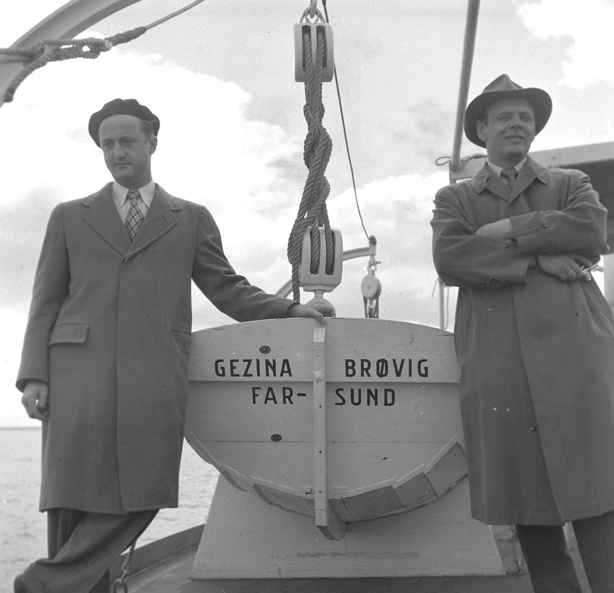 Fartyget "Gezina Brovig", Farsund.Gävle Varv anlades 1873. Efter en konkurs 1921 bildades Gefle Varfvs och Verkstads Nya AB, som bland annat tillverkade oljecisterner och utrustningar till pappersmassefabriker. På 1940-talet återupptogs skeppsbyggeriet.