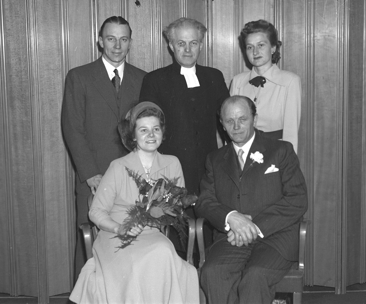 Fabrikör Sohlbergs bröllopsfest på Baltic. April 1949.