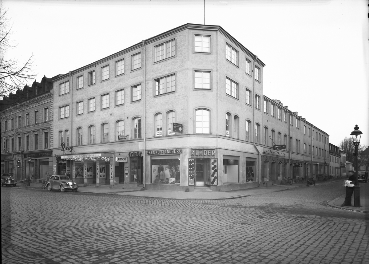 Gävle. Korsningen Drottninggatan och Slottsgatan